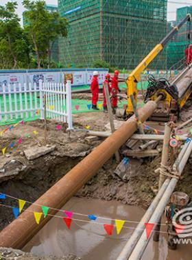 杭州燃氣濱江二通道穿越錢塘江 將為濱江、蕭山北及亞運場館供氣